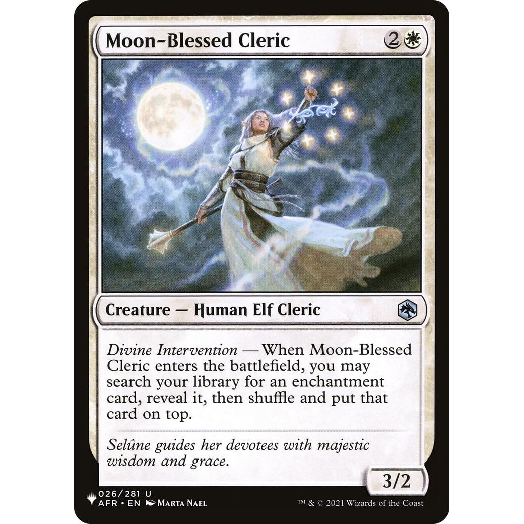 Image for Moon-Blessed Cleric (026/281) (LIST) - Magic: The Gathering