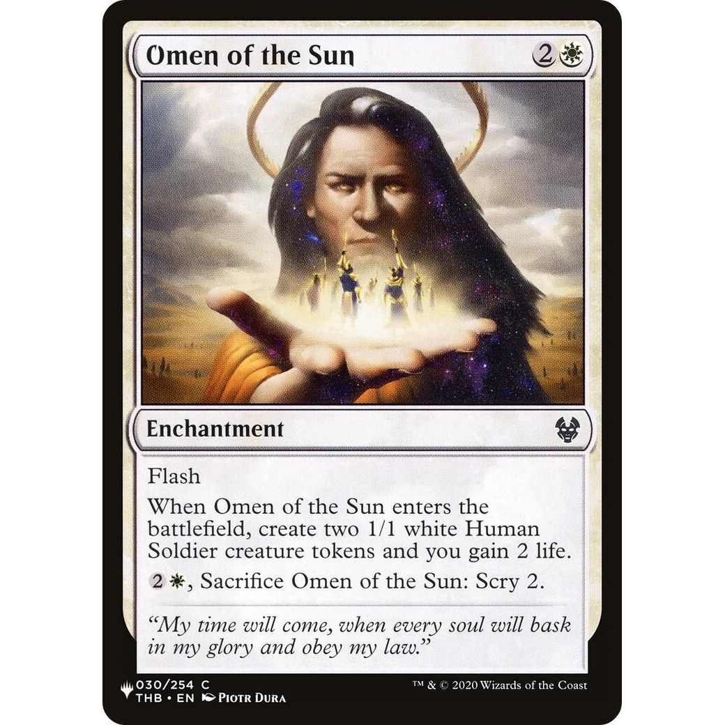 Image for Omen of the Sun (030/254) (LIST) - Magic: The Gathering