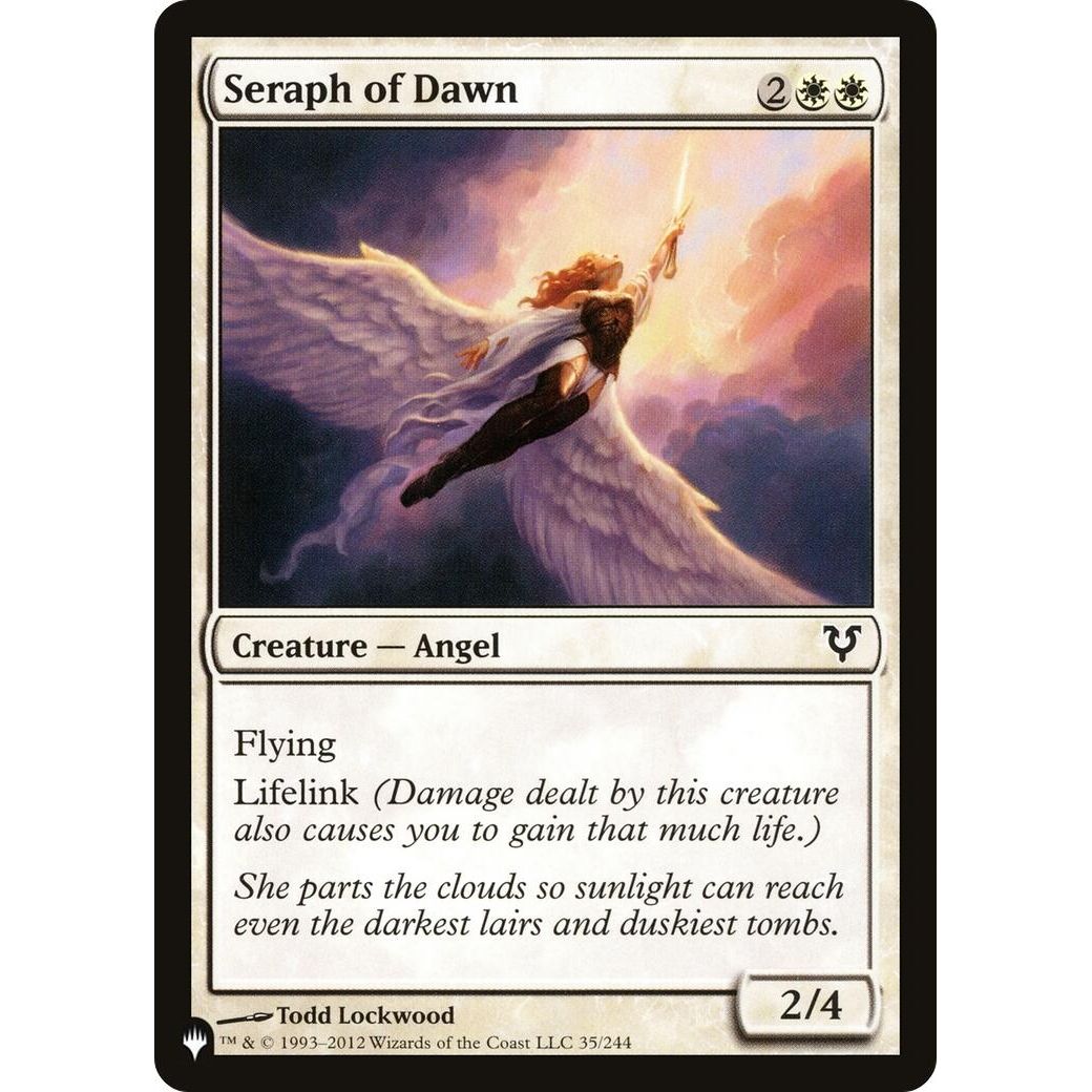 Image for Seraph of Dawn (35/244) (LIST) - Magic: The Gathering