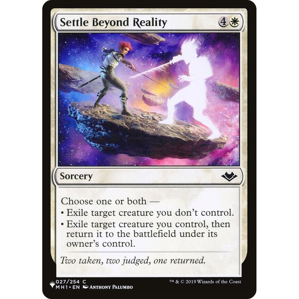 Image for Settle Beyond Reality (027/254) (LIST) - Magic: The Gathering