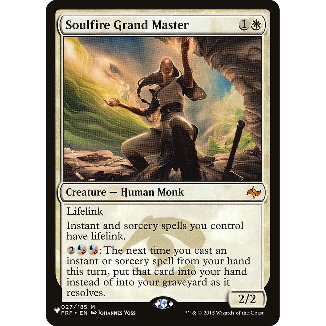 Image for Soulfire Grand Master (027/185) (LIST) - Magic: The Gathering