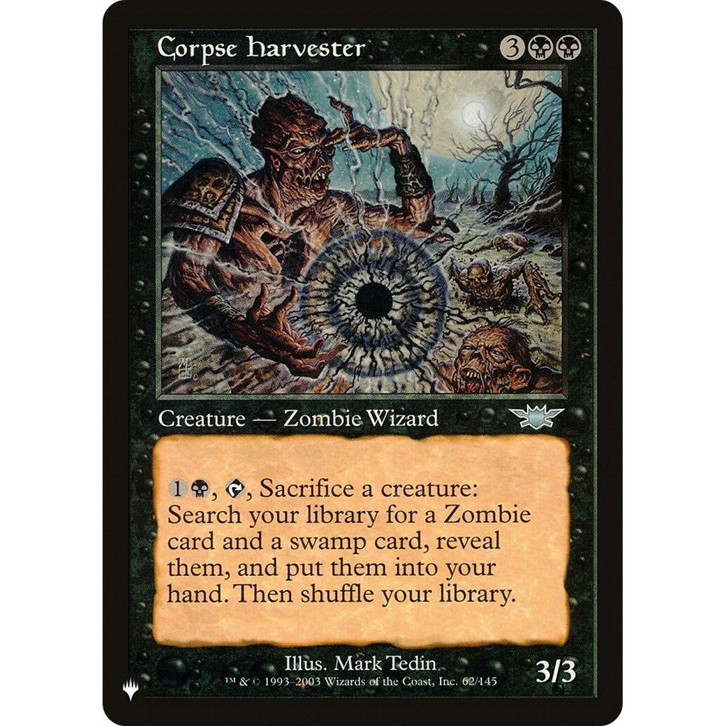 Image for Corpse Harvester (62/145) (LIST) - Magic: The Gathering