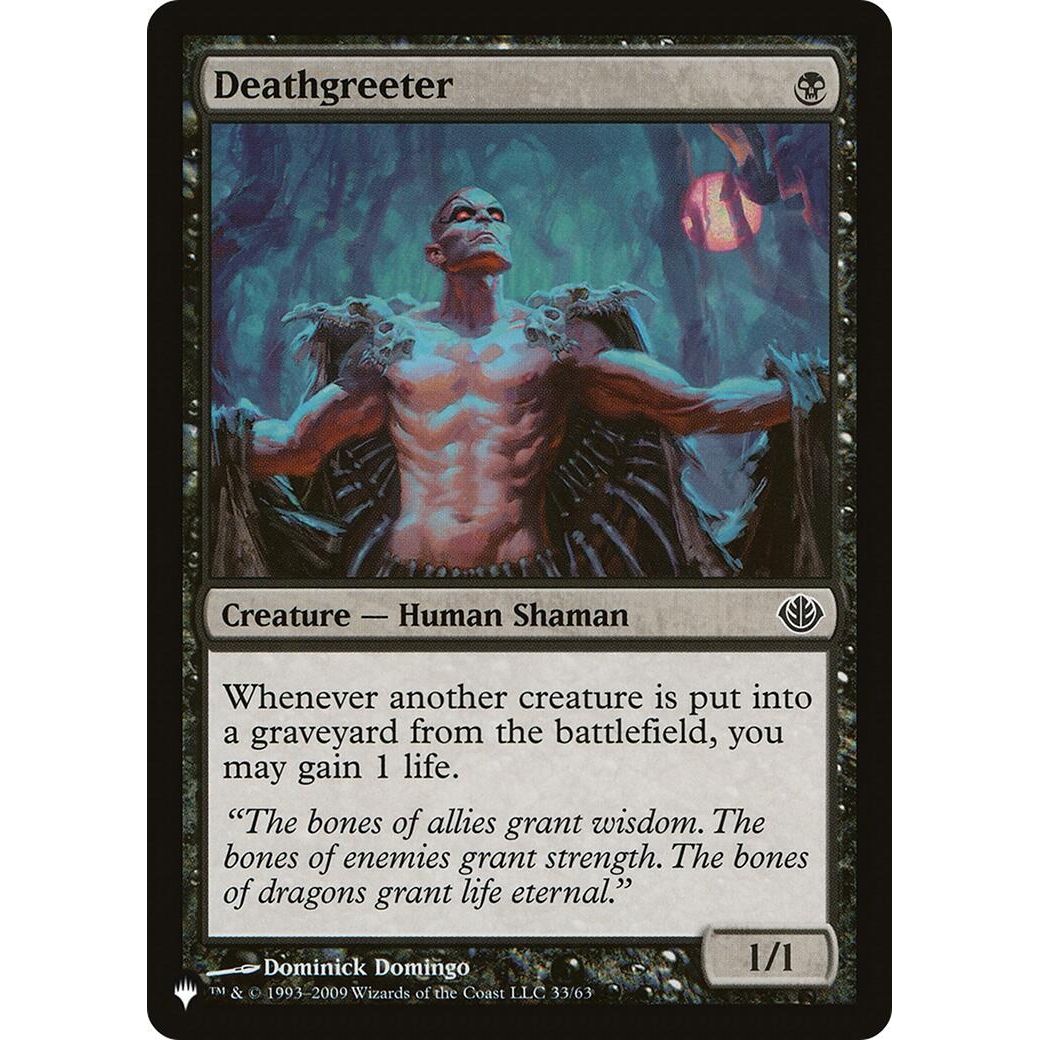 Image for Deathgreeter (33/63) (LIST) - Magic: The Gathering