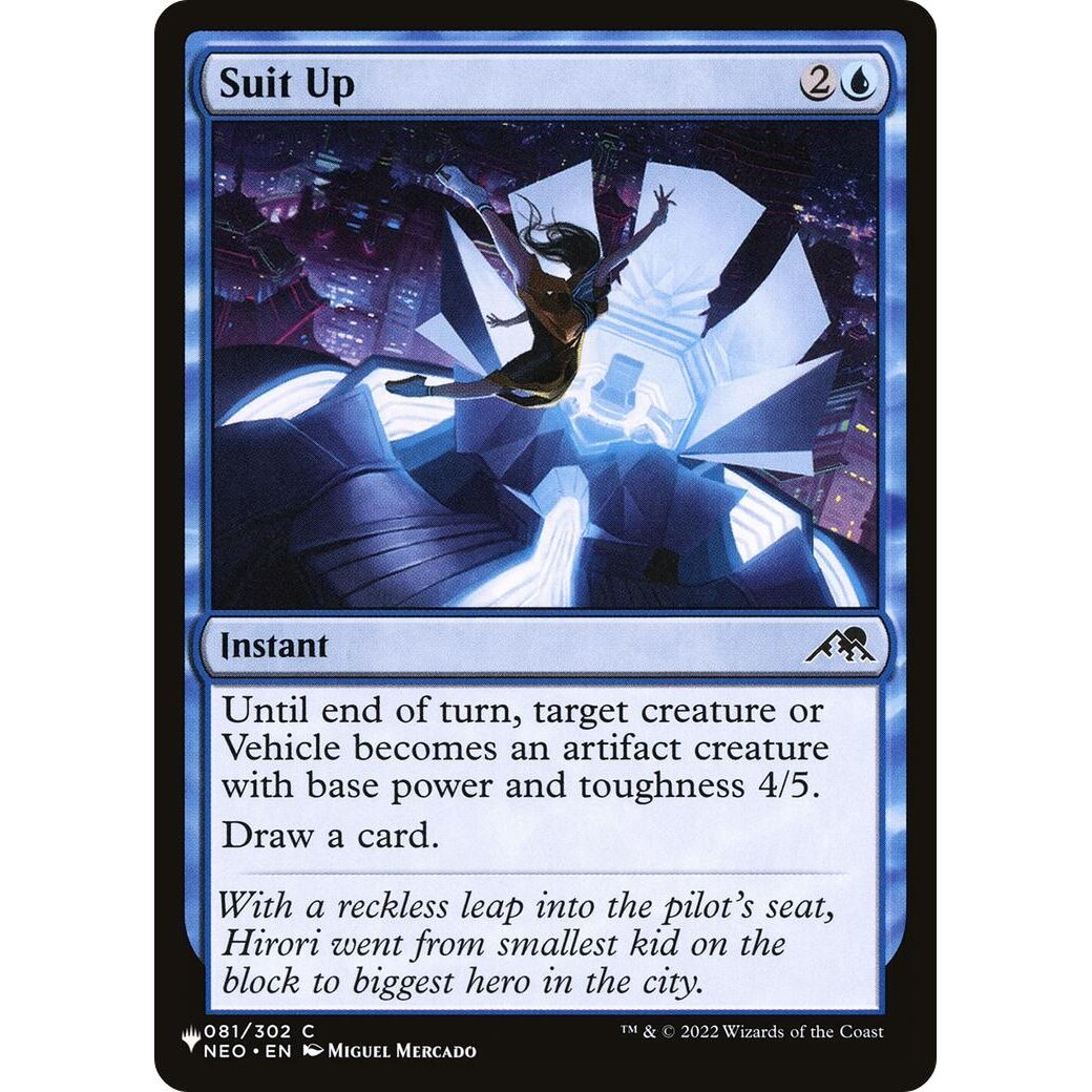 Image for Suit Up (081/302) (LIST) - Magic: The Gathering