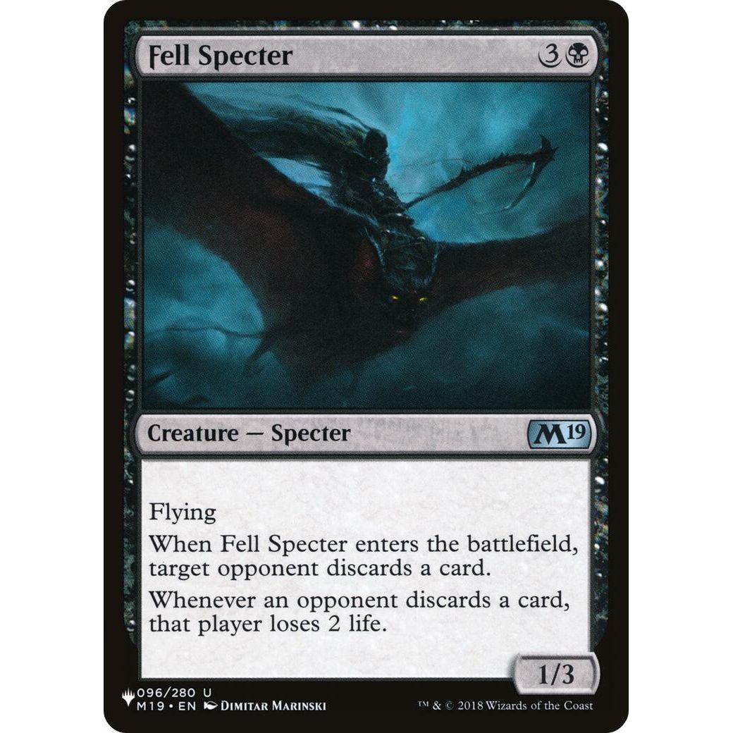 Image for Fell Specter (096/280) (LIST) - Magic: The Gathering