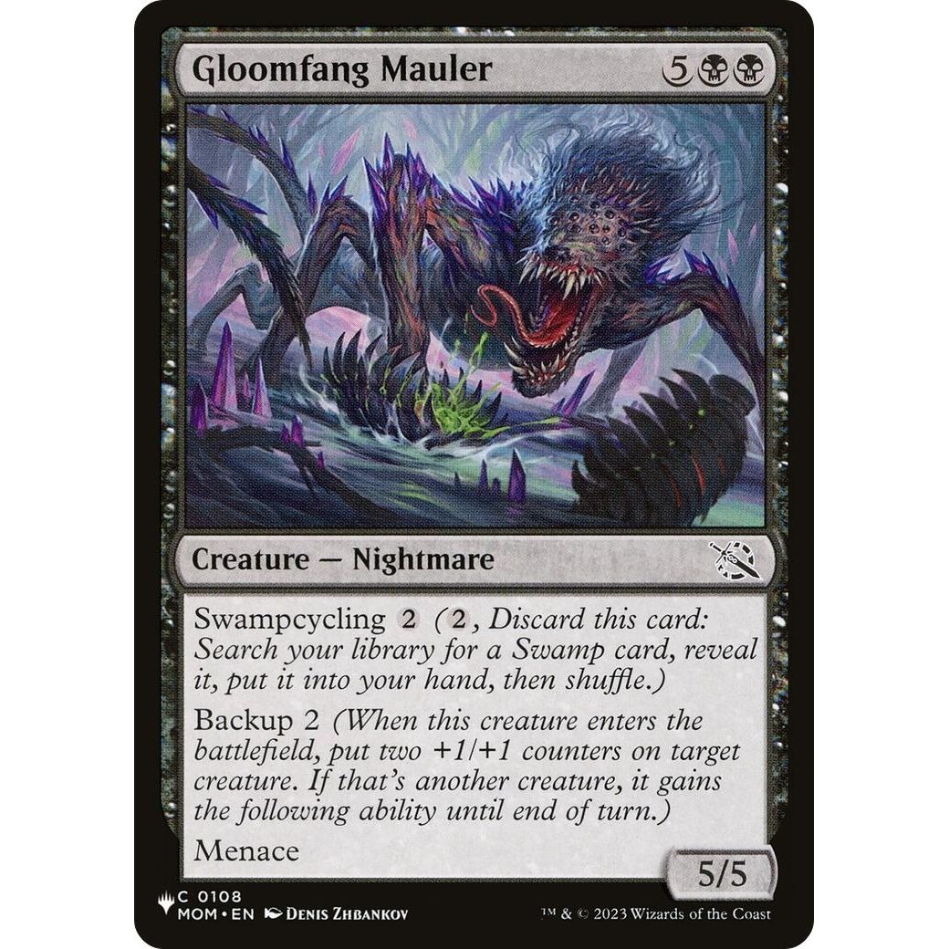 Image for Gloomfang Mauler (0108) (LIST) - Magic: The Gathering