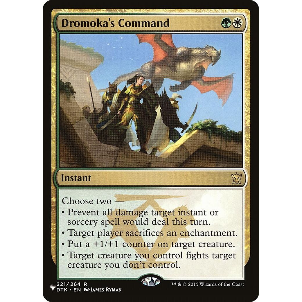 Image for Dromoka's Command (221/264) (LIST) - Magic: The Gathering
