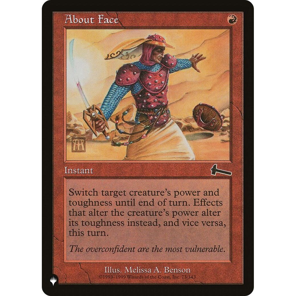 Image for About Face (73/143) (LIST) - Magic: The Gathering