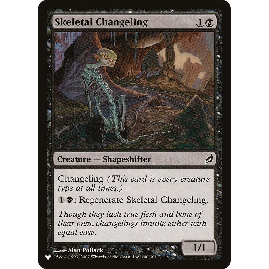 Image for Skeletal Changeling (140) (LIST) - Magic: The Gathering