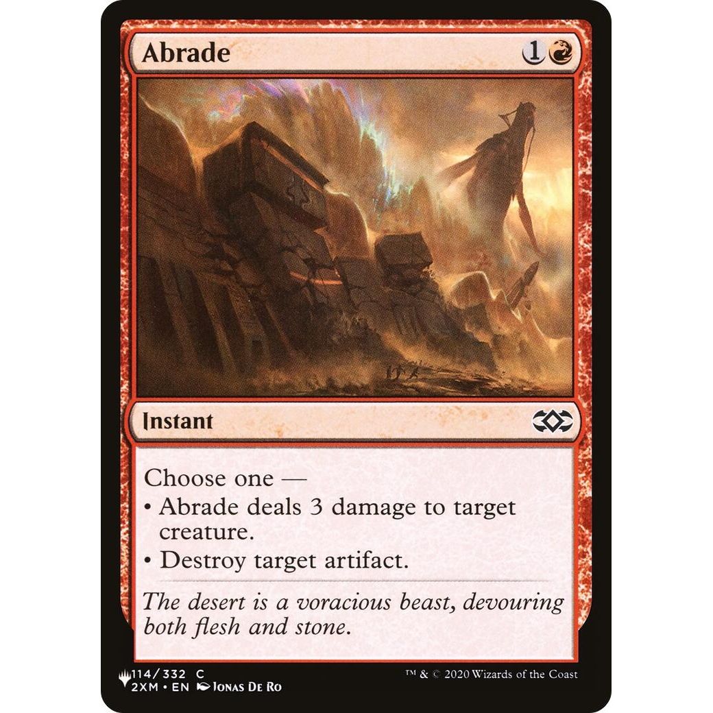 Image for Abrade (2XM) (114/332) (LIST) - Magic: The Gathering