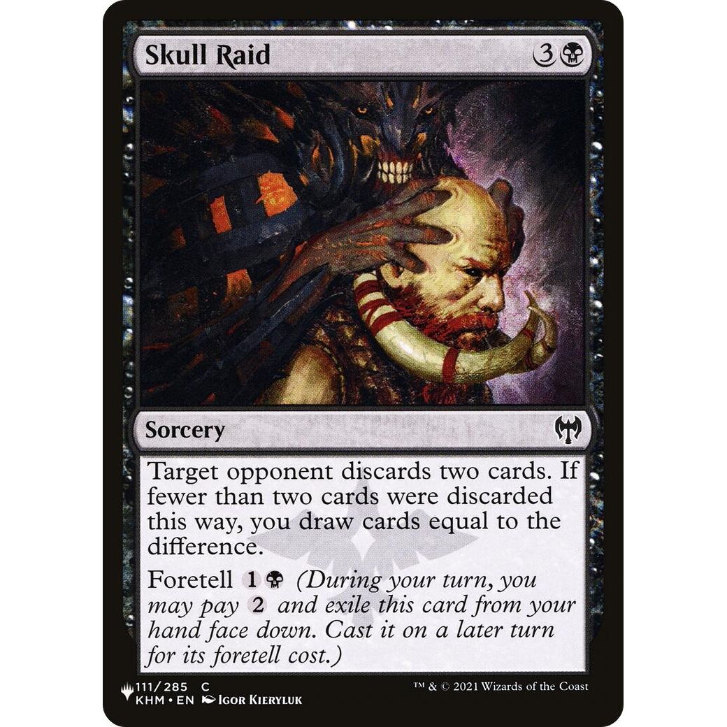 Image for Skull Raid (111/285) (LIST) - Magic: The Gathering