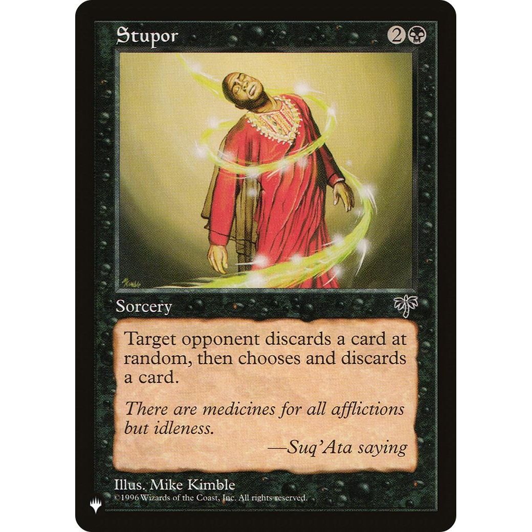 Image for Stupor (LIST) - Magic: The Gathering