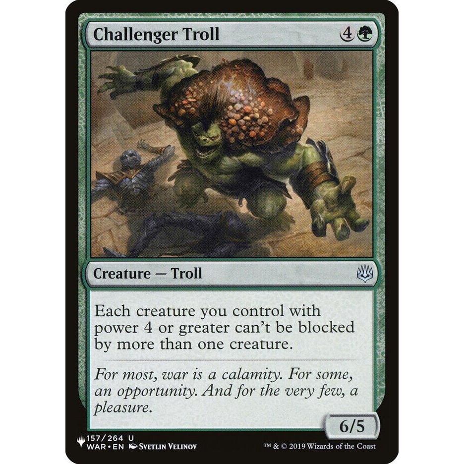 Image for Challenger Troll (157/264) (LIST) - Magic: The Gathering