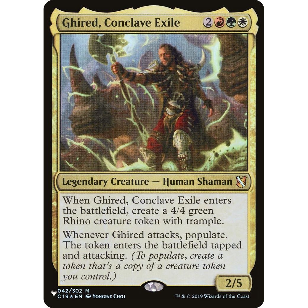 Image for Ghired, Conclave Exile (042/302) (LIST) - Magic: The Gathering