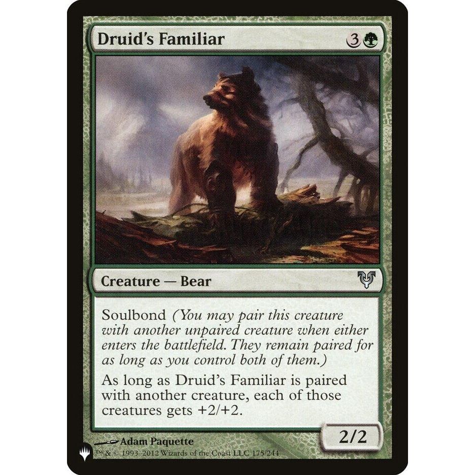 Image for Druid's Familiar (175/244) (LIST) - Magic: The Gathering