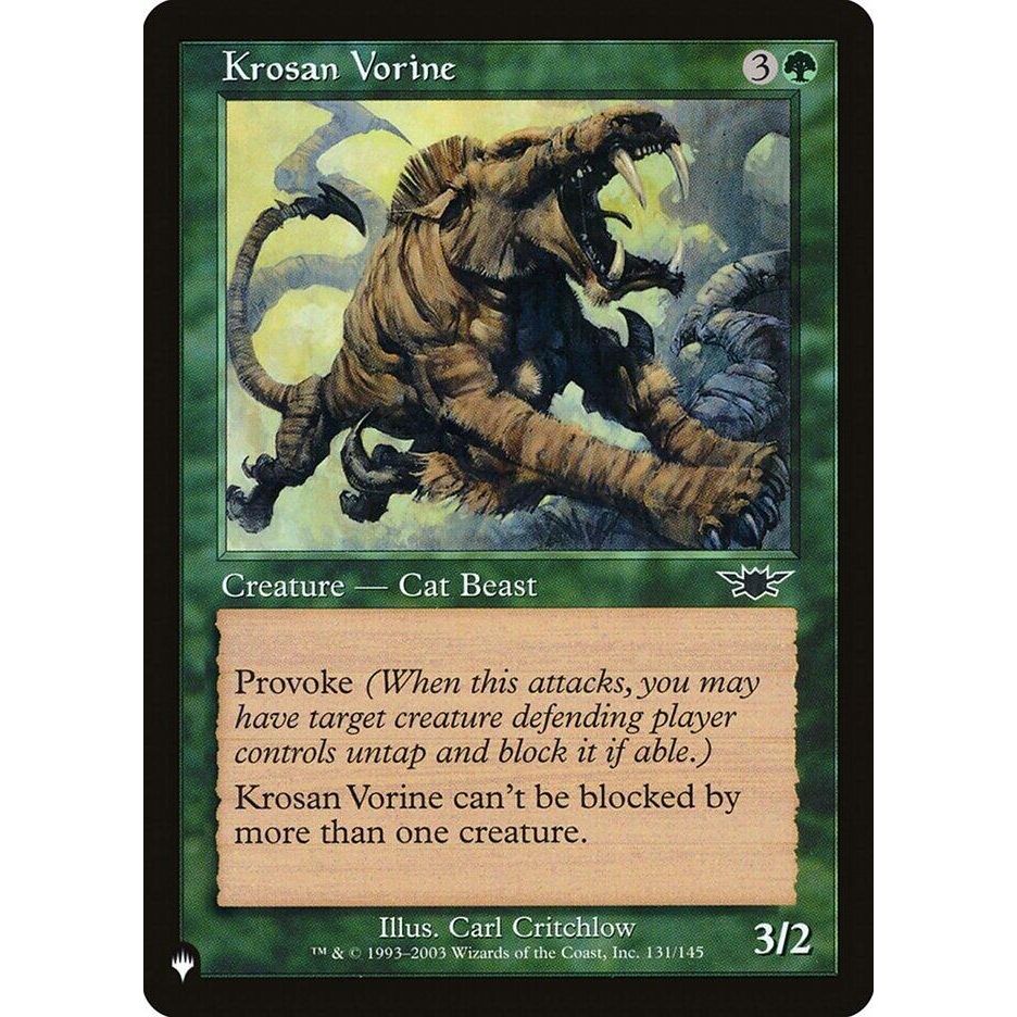 Image for Krosan Vorine (131/145) (LIST) - Magic: The Gathering