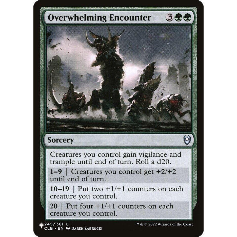 Image for Overwhelming Encounter (245/361) (LIST) - Magic: The Gathering