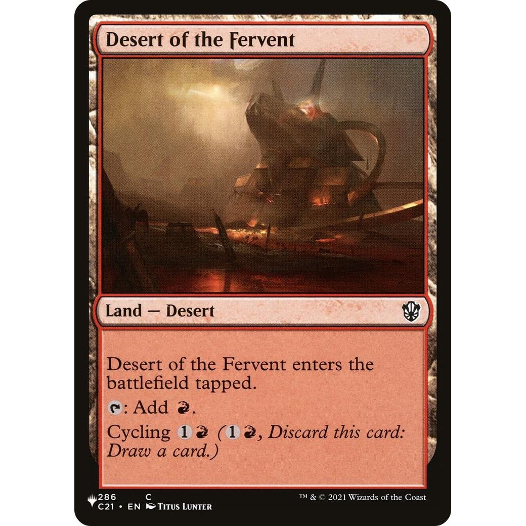 Image for Desert of the Fervent (286/081) (LIST) - Magic: The Gathering