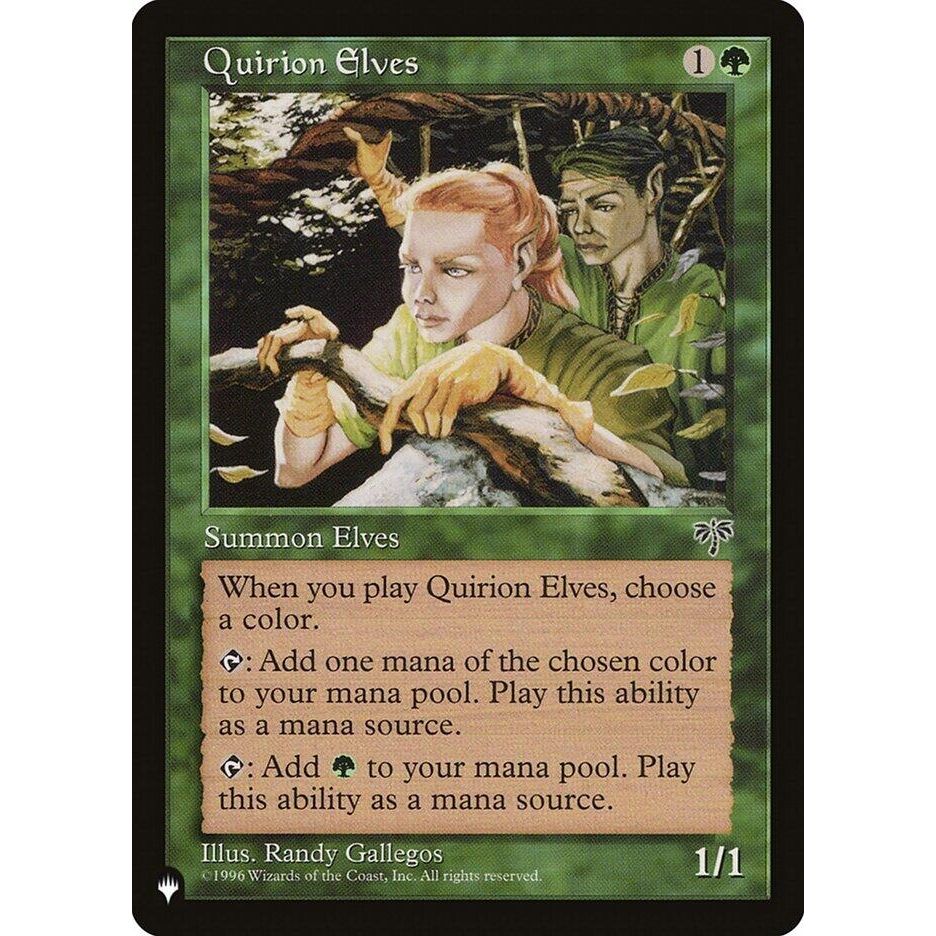 Image for Quirion Elves (LIST) - Magic: The Gathering