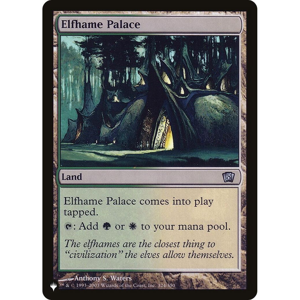 Image for Elfhame Palace (324/350) (LIST) - Magic: The Gathering