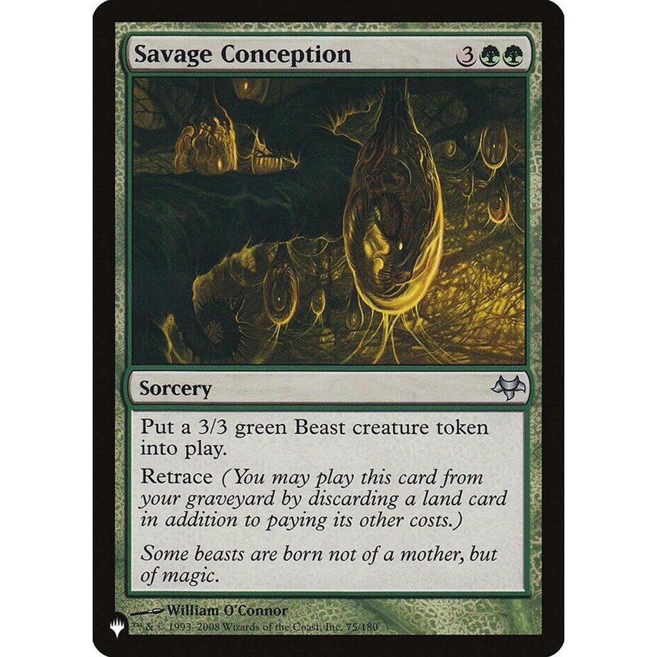 Image for Savage Conception (75/180) (LIST) - Magic: The Gathering