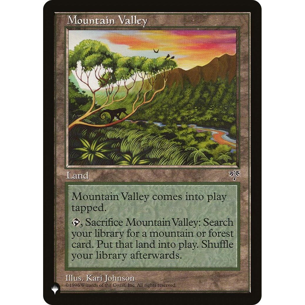 Image for Mountain Valley (LIST) - Magic: The Gathering