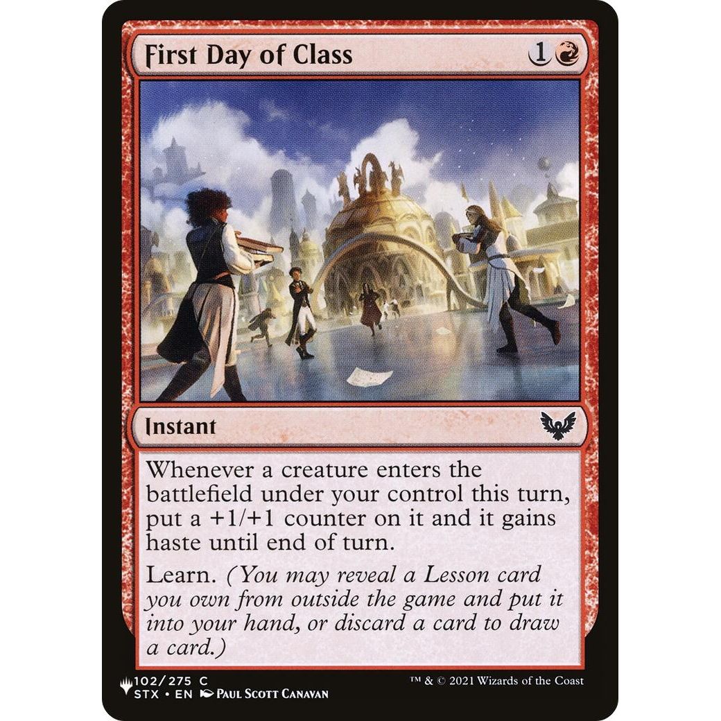 Image for First Day of Class (102/275) (LIST) - Magic: The Gathering