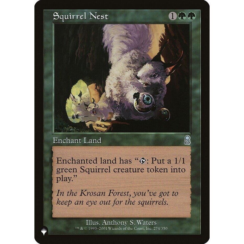 Image for Squirrel Nest (274/350) (LIST) - Magic: The Gathering
