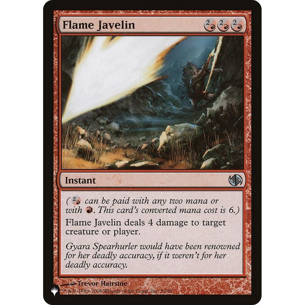 Image for Flame Javelin (53/62) (LIST) - Magic: The Gathering