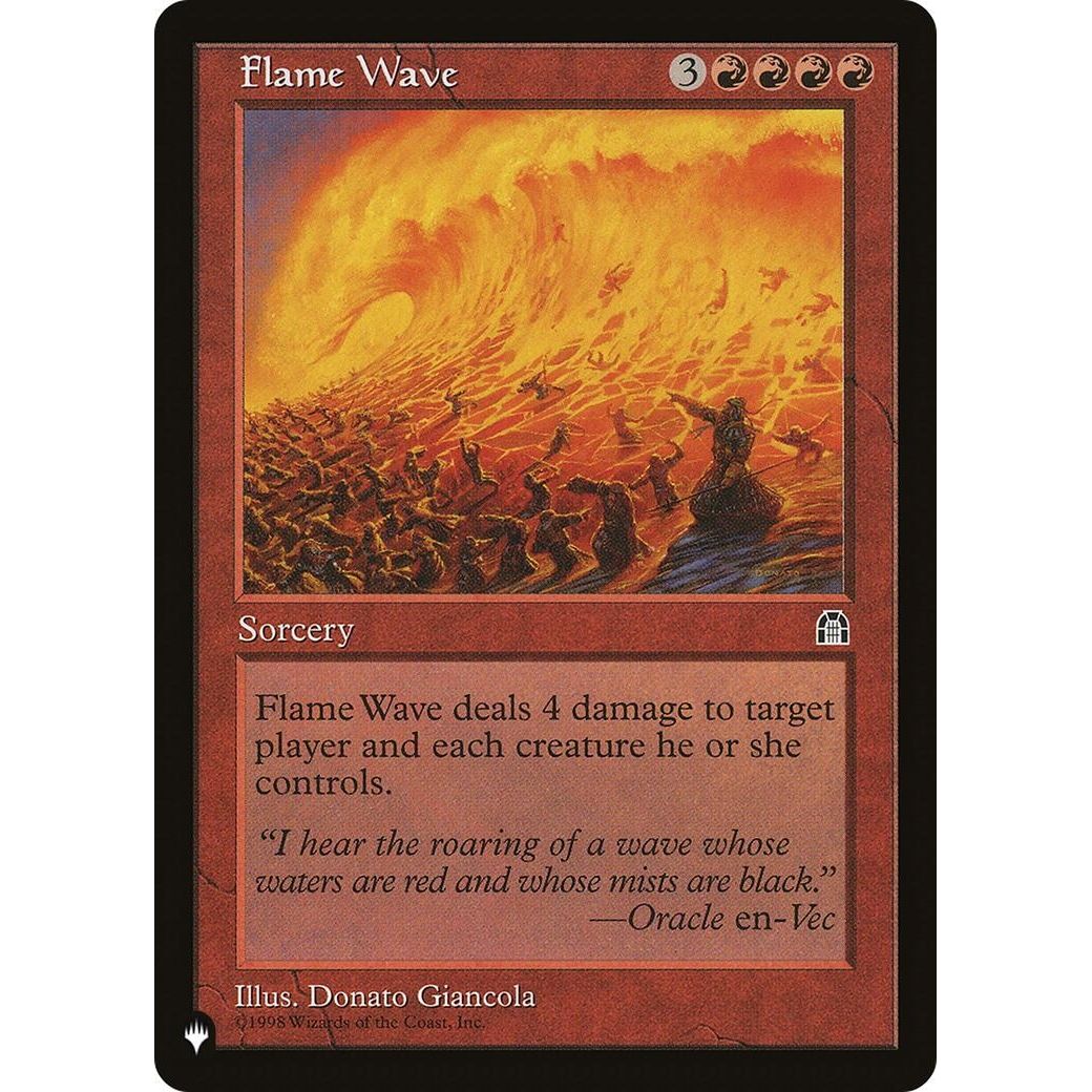 Image for Flame Wave (LIST) - Magic: The Gathering