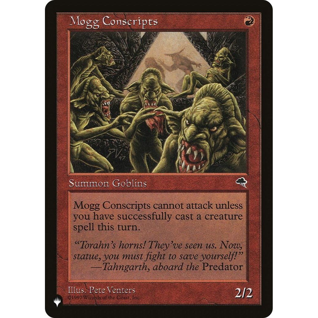 Image for Mogg Conscripts (LIST) - Magic: The Gathering