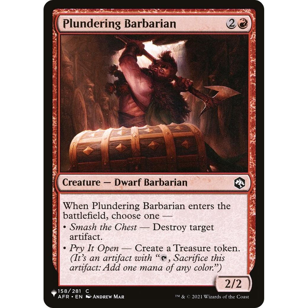 Image for Plundering Barbarian (158/281) (LIST) - Magic: The Gathering