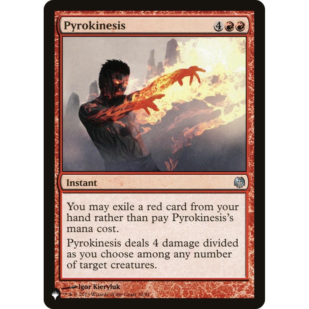 Image for Pyrokinesis (32/81) (LIST) - Magic: The Gathering