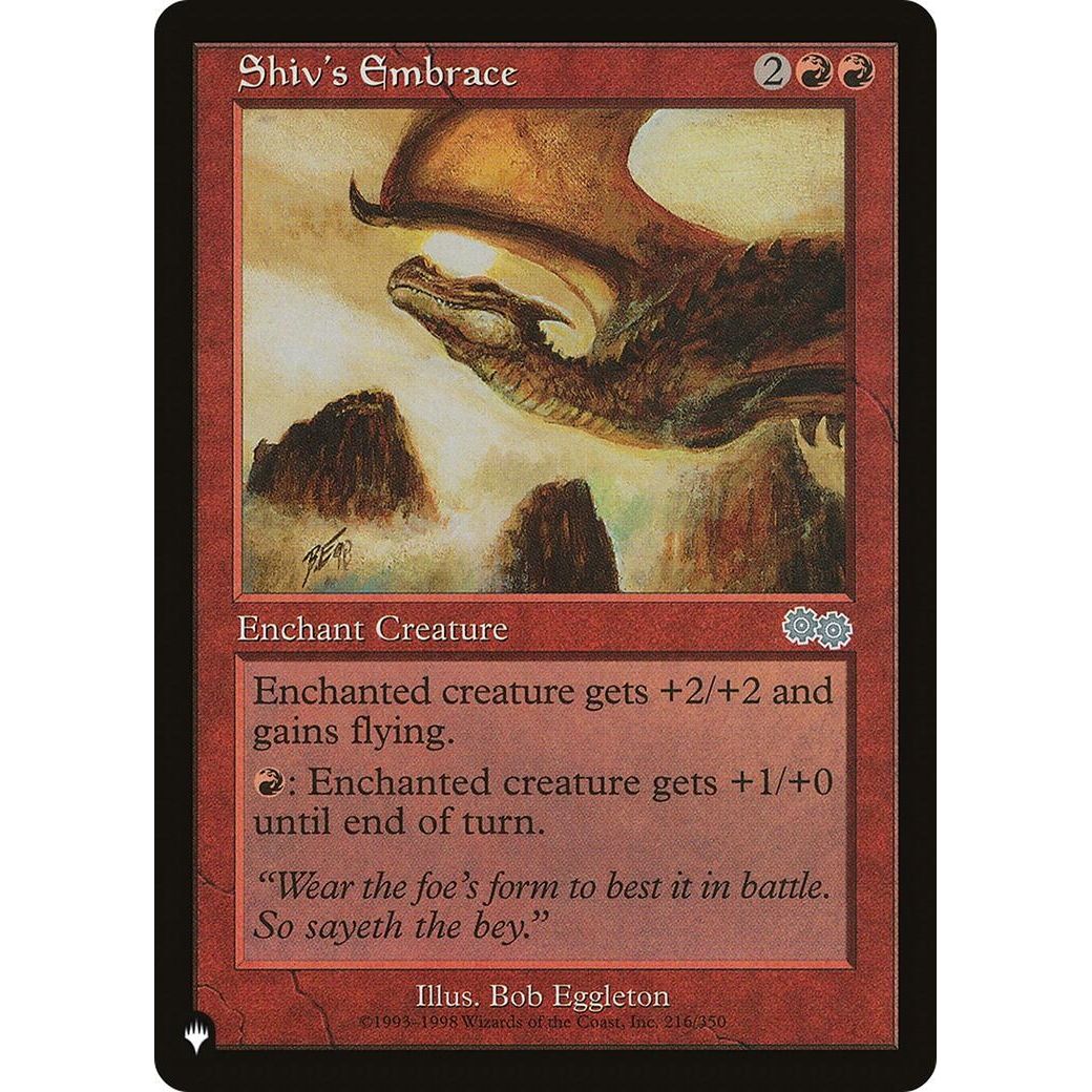 Image for Shiv's Embrace (216/350) (LIST) - Magic: The Gathering