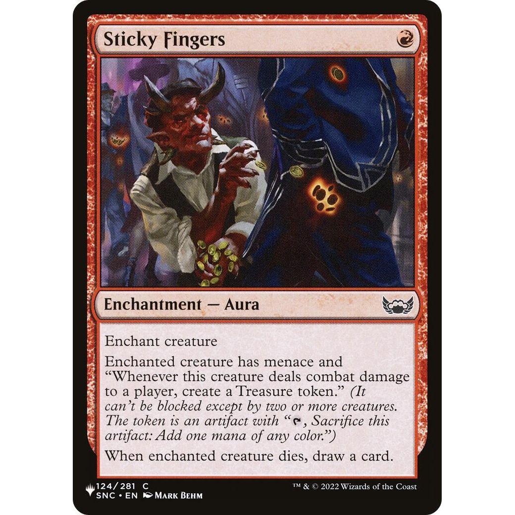 Image for Sticky Fingers (124/281) (LIST) - Magic: The Gathering