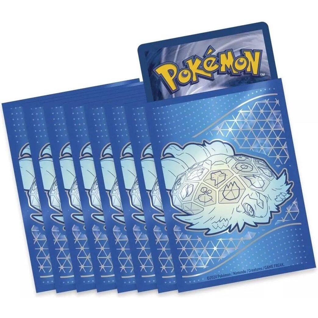 Image for Pokemon TCG: Stellar Crown Pokemon Center Elite Trainer Box Card Sleeves - Terapagos (65-Pack) - Card Sleeves