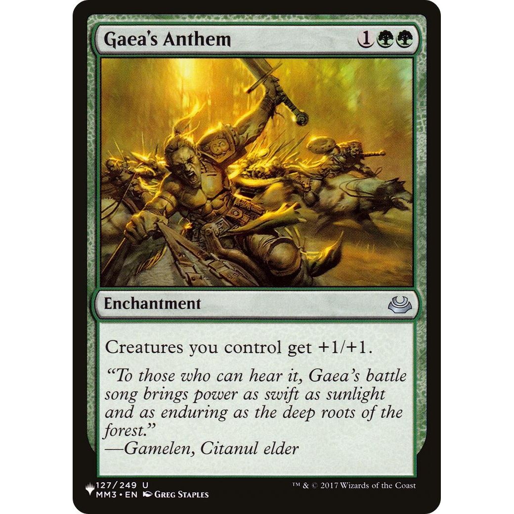 Image for Gaea's Anthem (MM3) (127/249) (LIST) - Magic: The Gathering