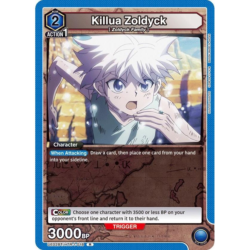 Image for Killua Zoldyck (018) (UE02BT/HTR-1-018) (UE02BT) - Union Arena