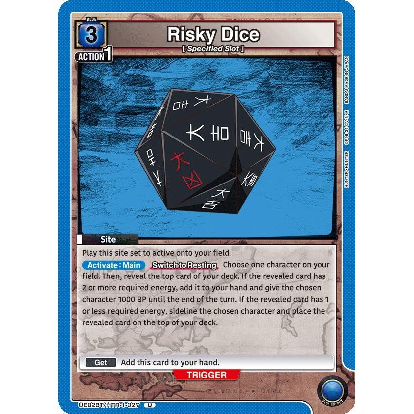 Image for Risky Dice (027) (UE02BT/HTR-1-027) (UE02BT) - Union Arena