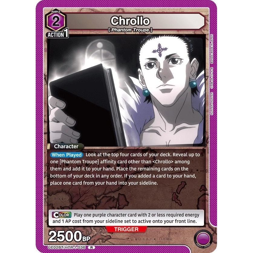 Image for Chrollo (036) (UE02BT/HTR-1-036) (UE02BT) - Union Arena