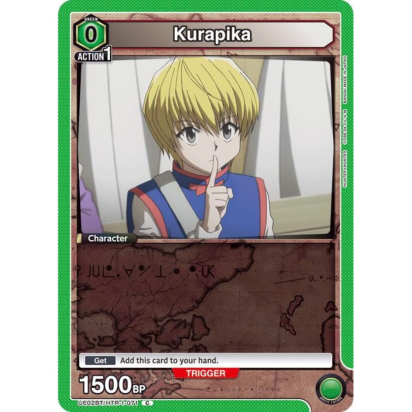 Image for Kurapika (071) (UE02BT/HTR-1-071) (UE02BT) - Union Arena