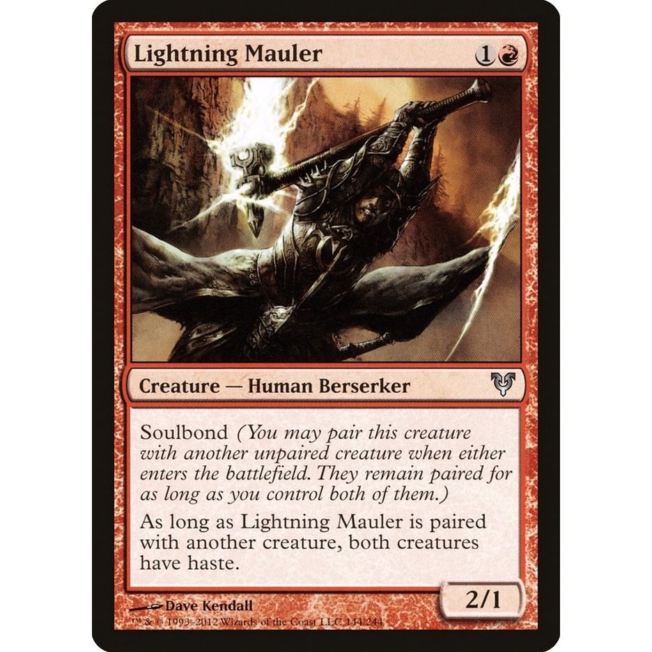 Image for Lightning Mauler (144) (AVR) - Magic: The Gathering