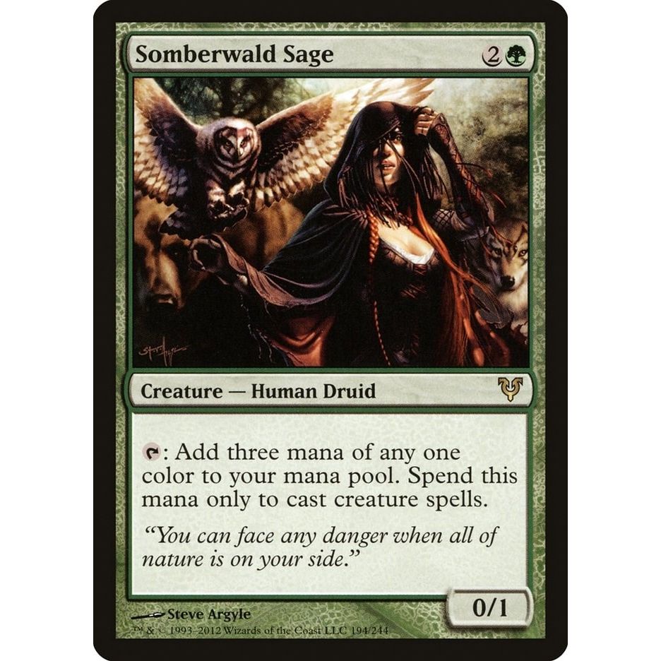 Image for Somberwald Sage (194) (AVR) - Magic: The Gathering
