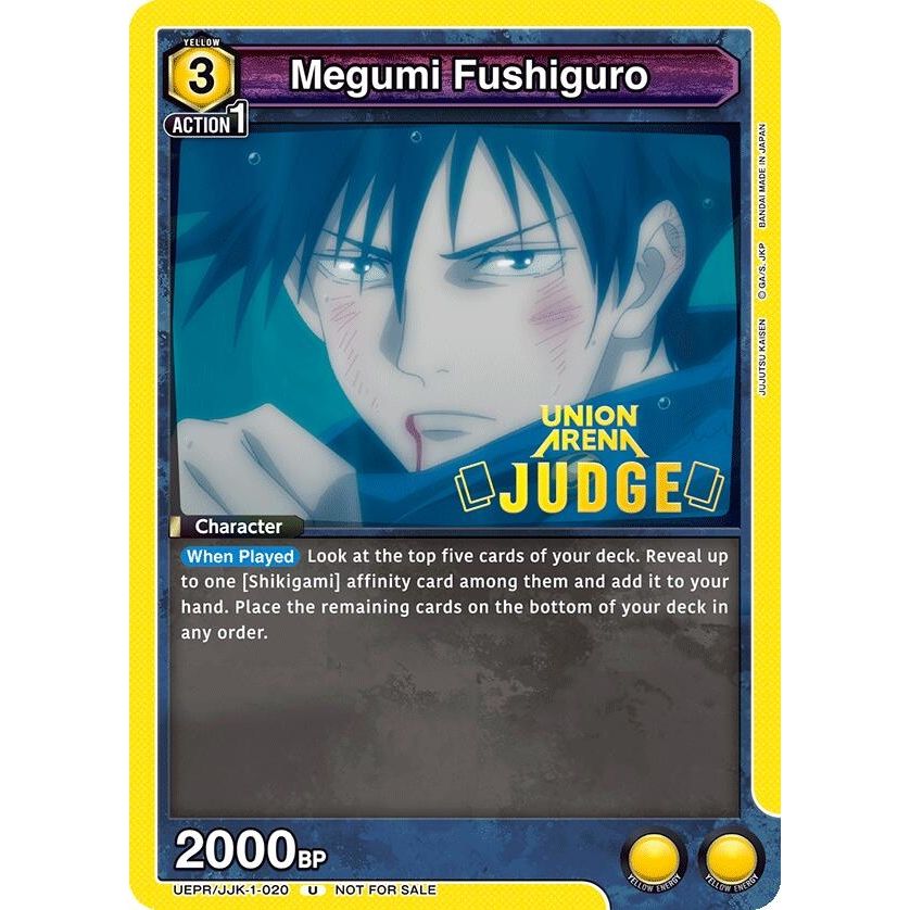 Image for Megumi Fushiguro (020) (Judge Pack) (UEPR/JJK-1-020) (UEPR) - Union Arena