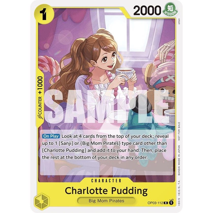 Image for Charlotte Pudding (Tournament Pack 2024 Oct.-Dec.) (OP03-112) (OP-PR) - One Piece Card Game