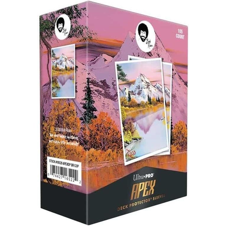Image for Bob Ross APEX Deck Protector Sleeves - Mighty Mountain Lake (105-pack) - Card Sleeves