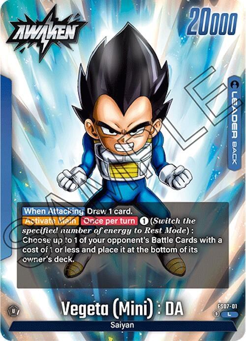 Image for Vegeta (Mini) : DA (FS07-01) (FS07) - Dragon Ball Super: Fusion World