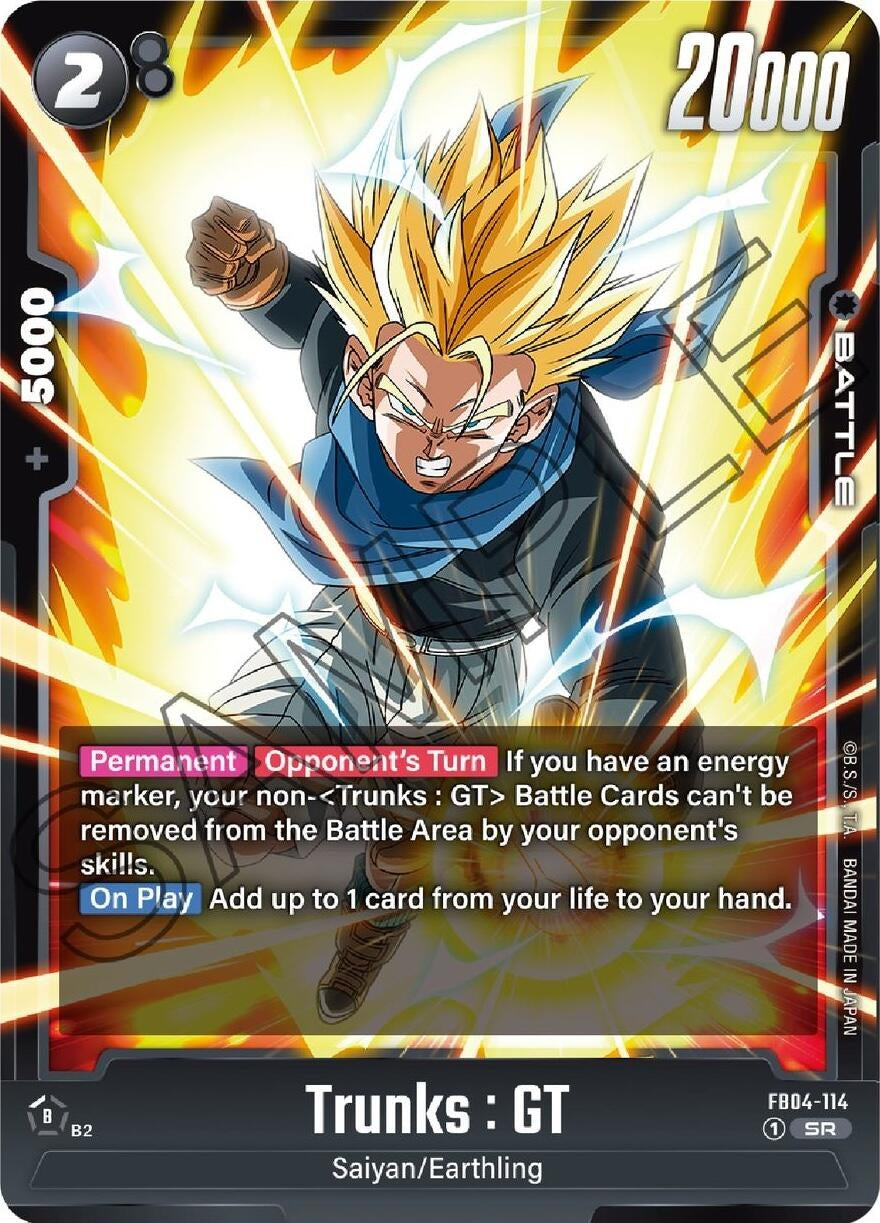 Image for Trunks : GT - FB04-114 (FB04-114) (FB04) - Dragon Ball Super: Fusion World
