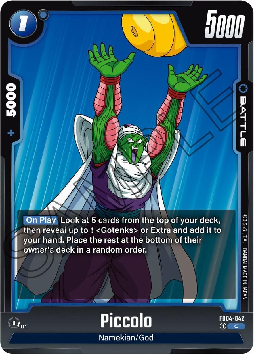Image for Piccolo - FB04-042 (FB04-042) (FB04) - Dragon Ball Super: Fusion World
