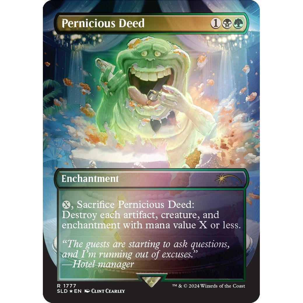 Image for Pernicious Deed (Rainbow Foil) (1777) (SLD) - Magic: The Gathering